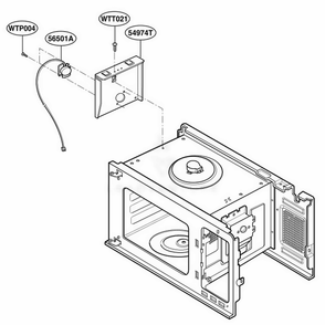 Sensor Parts Diagram and Parts List for KCMS185JBT0 ABSEKAD LG Range