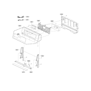 Controller Diagram and Parts List for LRE3021ST 00 LG Range