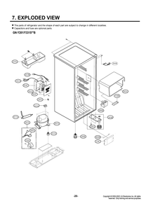 Part Location Diagram of EAV63613203 LG LED ASSEMBLY