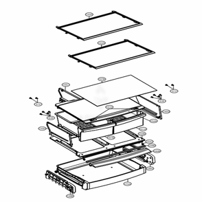 Refrigerator Parts Diagram and Parts List for LBC24360ST ASTCNA1 LG Refrigerator