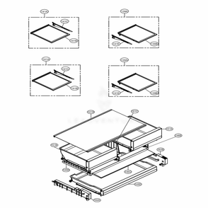 Refrigerator Parts Diagram and Parts List for LFXC22596S ASTCNA2 LG Refrigerator