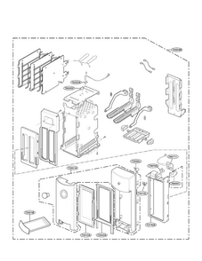 Toaster Parts Diagram and Parts List for LTM9000ST-01  LG Microwave