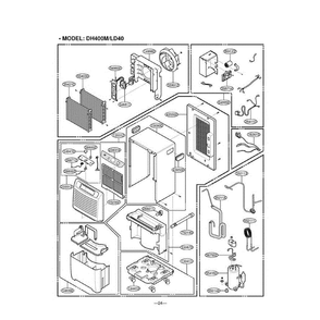 Section 3 Diagram and Parts List for LD65EL AWYAUSL LG Dehumidifier
