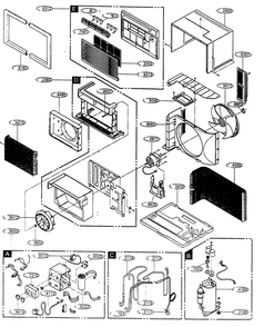 Part Location Diagram of 2520UKPC2EA LG COMPRESSOR SET