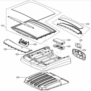 Part Location Diagram of AGL74277105 LG PANEL ASSEMBLY,REAR