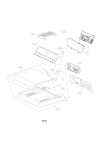 Part Location Diagram of 4774FA4016N LG HINGE