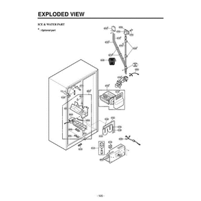 Section 2 Diagram and Parts List for LRSC21934TT ATICLGA LG Refrigerator
