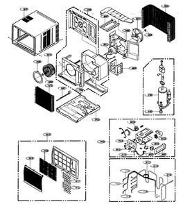 Part Location Diagram of 3530A20002R LG GRILLE ASSEMBLY,REAR