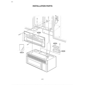 Section 2 Diagram and Parts List for MV-1515W WHEGSE LG Microwave Oven Combo
