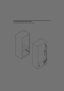 Valve And Water Tube Parts Diagram and Parts List for GR-B238NSNM ASTCNA0 LG Refrigerator