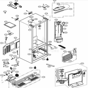 Part Location Diagram of EBR30299302 LG PCB ASSEMBLY,MAIN