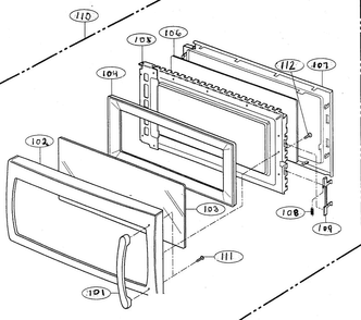 Part Location Diagram of 3828W5U0135 LG MANUAL,INSTALLATION