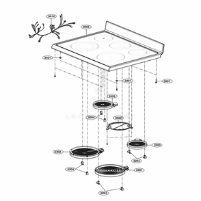 Part Location Diagram of AGU73969711 LG PLATE ASSEMBLY