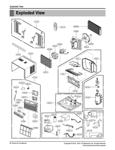 Part Location Diagram of MDX63032403 LG GRILLE,FRONT