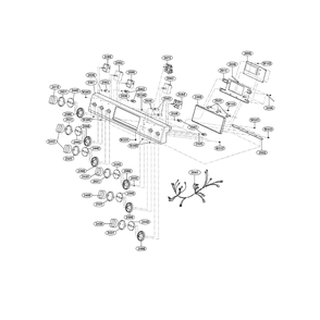 Controller Diagram and Parts List for LSE3092ST 00 LG Range