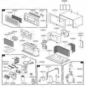 Part Location Diagram of 3531A18005C LG GRILLE ASSEMBLY,FRONT