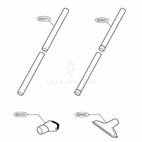 Accessory Assembly Diagram and Parts List for V3510 ADGPHAG LG Canister Vacuum
