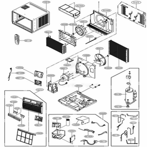 Part Location Diagram of EBR89540704 LG PCB ASSEMBLY,MAIN