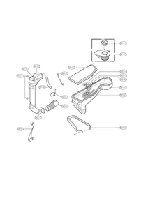 Dryer Diagram and Parts List for WM3988HWA  LG Washer