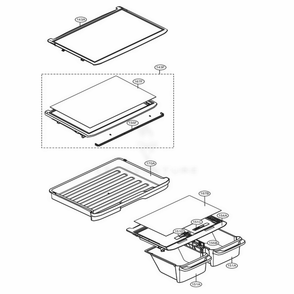 Refrigerator Parts Diagram and Parts List for LTCS20220S ASTCNA1 LG Refrigerator