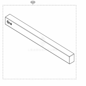 Panel Assembly Diagram and Parts List for LDP7808BD ABDESNA LG Dishwasher