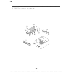 Section 4 Diagram and Parts List for LFX23961SB AWBCLGA LG Refrigerator