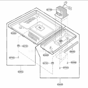 Base Plate Parts Diagram and Parts List for KCMS145JBT0 ABSEKAD LG Range