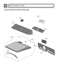 Part Location Diagram of MGC66441101 LG PANEL,REAR