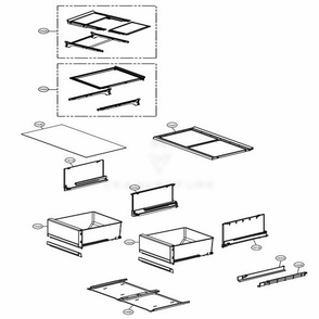 Part Location Diagram of AEC73657805 LG GUIDE ASSEMBLY,RAIL