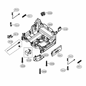 Base Assembly Diagram and Parts List for 14677 ABDESEU LG Dishwasher
