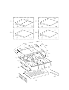 Refrigerator Parts Diagram and Parts List for LFXS30726S 02 LG Refrigerator