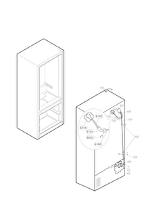 Ice And Maker Parts Diagram and Parts List for LFX25975SB 02 LG Refrigerator