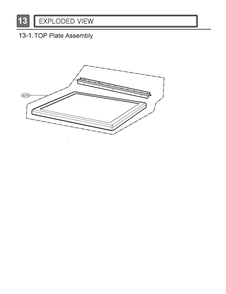 Top Plate Assembly Diagram and Parts List for DLGX6501B ABLEEUS LG Dryer