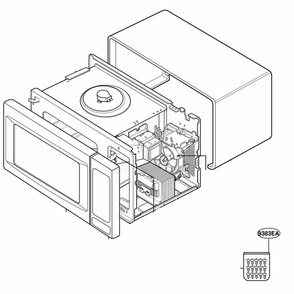 Main Diagram and Parts List for JE1860SH CSBEGEU LG Wall Oven