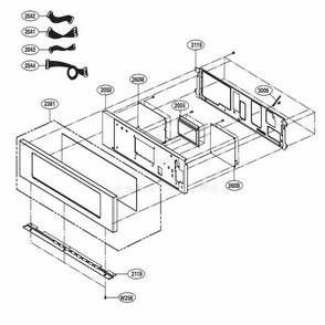 Part Location Diagram of EAD34822958 LG HARNESS,SINGLE