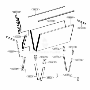 Part Location Diagram of ABA74349701 LG BRACKET ASSEMBLY