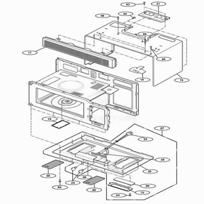 Part Location Diagram of 3530W0A019F LG GRILLE,VENT