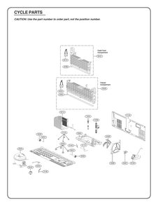 Cycle Parts Diagram and Parts List for GR-L248KSRM ASTCSE0 LG Refrigerator