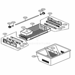 Part Location Diagram of AJP73934503 LG TRAY ASSEMBLY,DRAWER