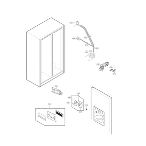 Part Location Diagram of ACQ87420603 LG COVER ASSEMBLY,DISPLAY