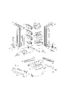 Door Parts Diagram and Parts List for LFX31925ST 00 LG Refrigerator