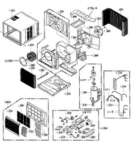 Part Location Diagram of 5403A20004E LG CONDENSER ASSEMBLY,FIRST