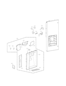 Part Location Diagram of EBR72955420 LG PCB ASSEMBLY,DISPLAY