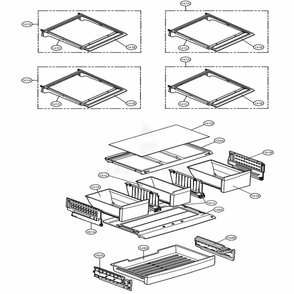 Part Location Diagram of AJP73754404 LG TRAY ASSEMBLY,VEGETABLE