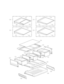 Refrigerator Parts Diagram and Parts List for LFX31925ST 06 LG Refrigerator