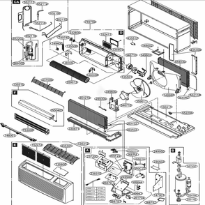 Part Location Diagram of EAF34140282 LG OVERLOAD PROTECT