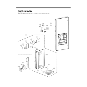 Part Location Diagram of EBR60070731 LG PCB ASSEMBLY,SUB