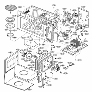 Part Location Diagram of 6851W1A001T LG CABLE,ASSEMBLY