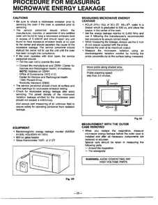 Information Page 18 Diagram and Parts List for 9247  LG Microwave