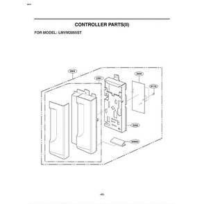 Section 5 Diagram and Parts List for LMVM2055ST ASBELGA LG Microwave Oven Combo